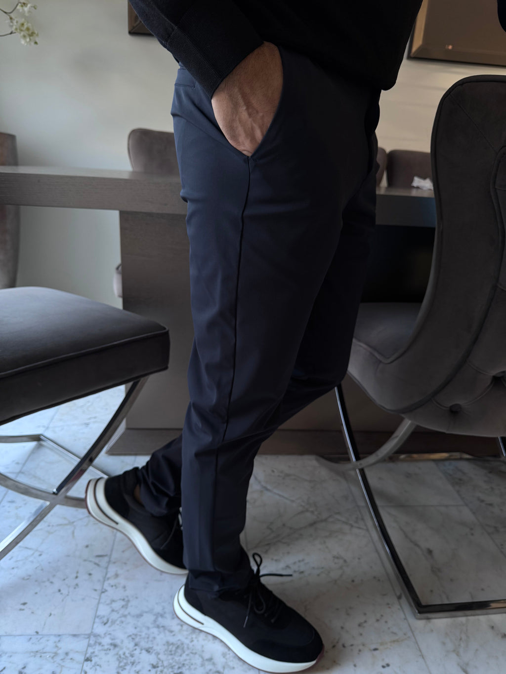 Pantalones inteligentes Joshua azul oscuro