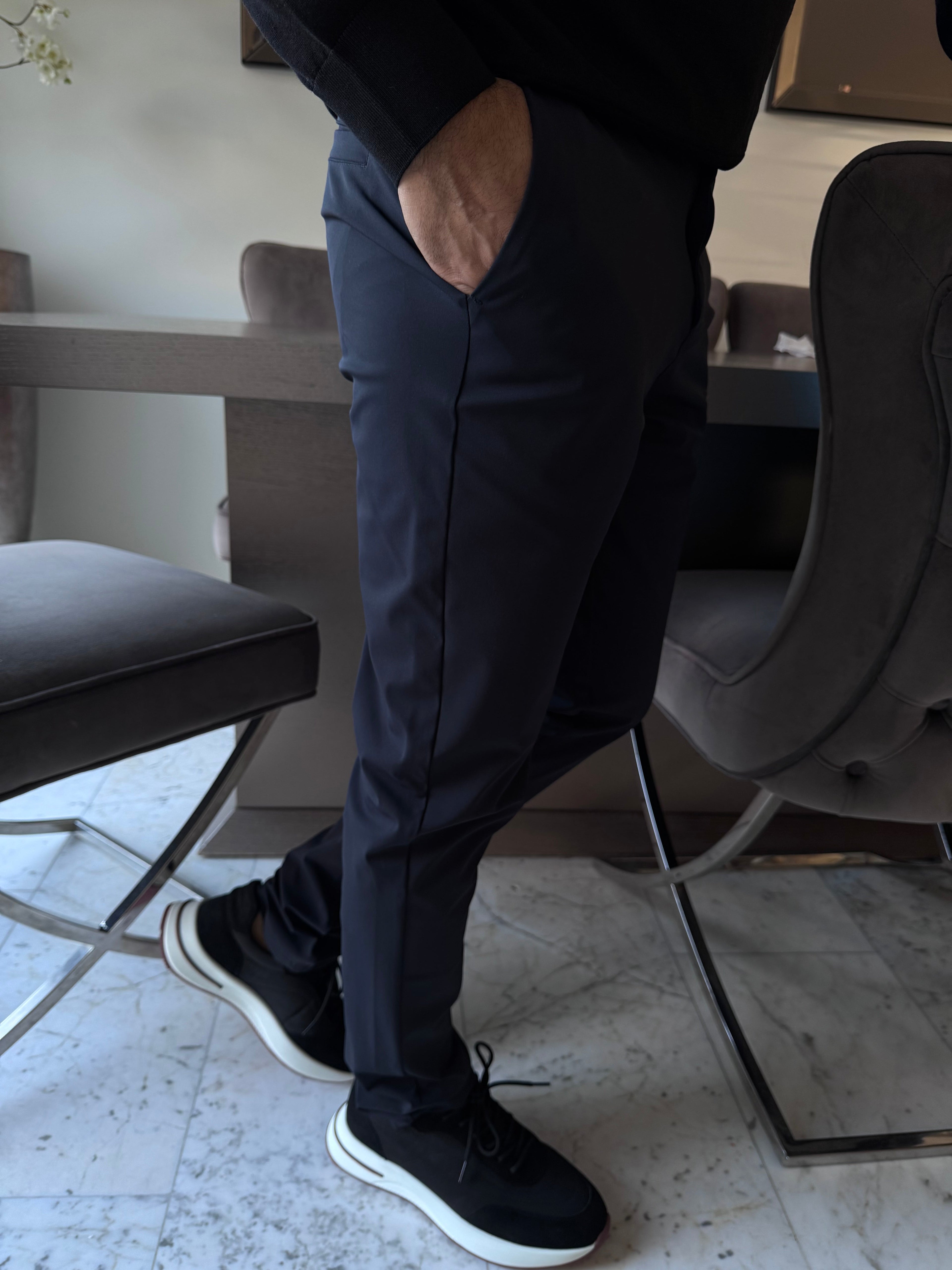 Pantalones inteligentes Joshua azul oscuro