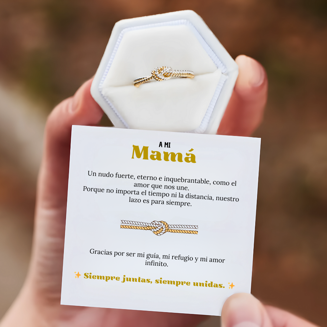Anillo Nudo de Amor - A mi Mamá