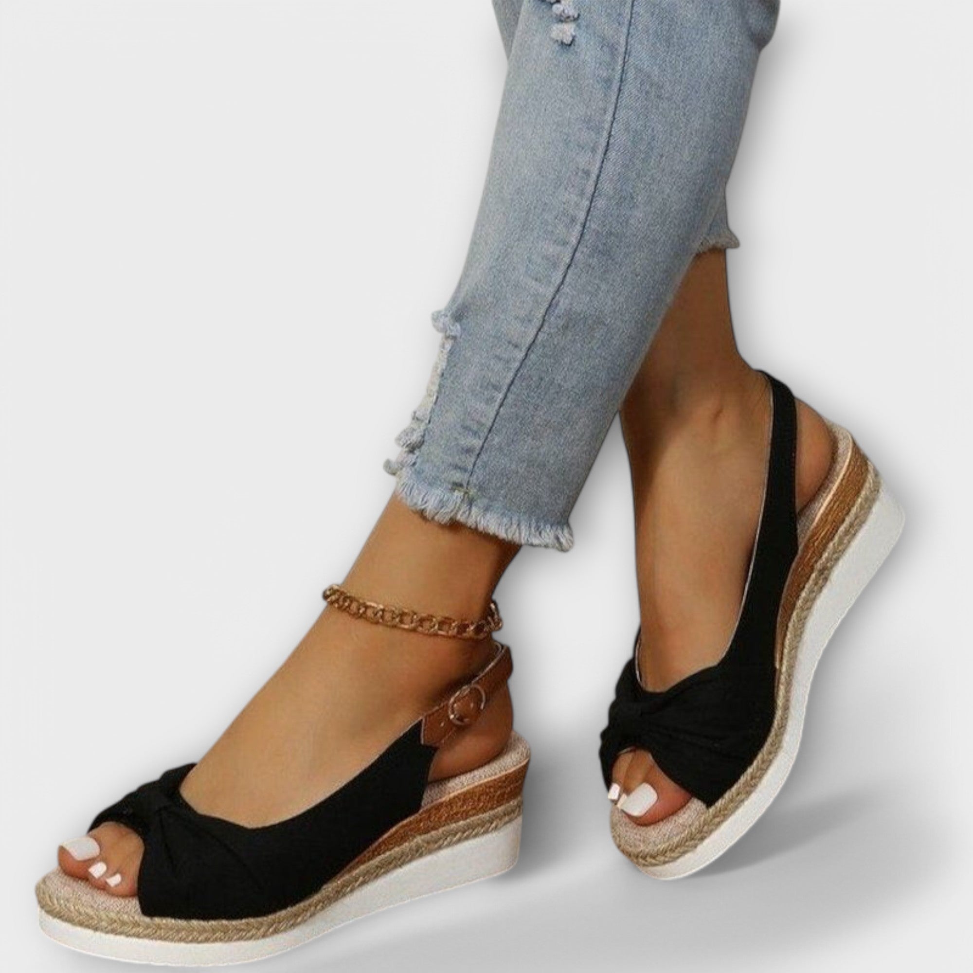 Mariana™ | SANDALIAS PLATAFORMA CÓMODAS DE CUERO SUAVE PREMIUM