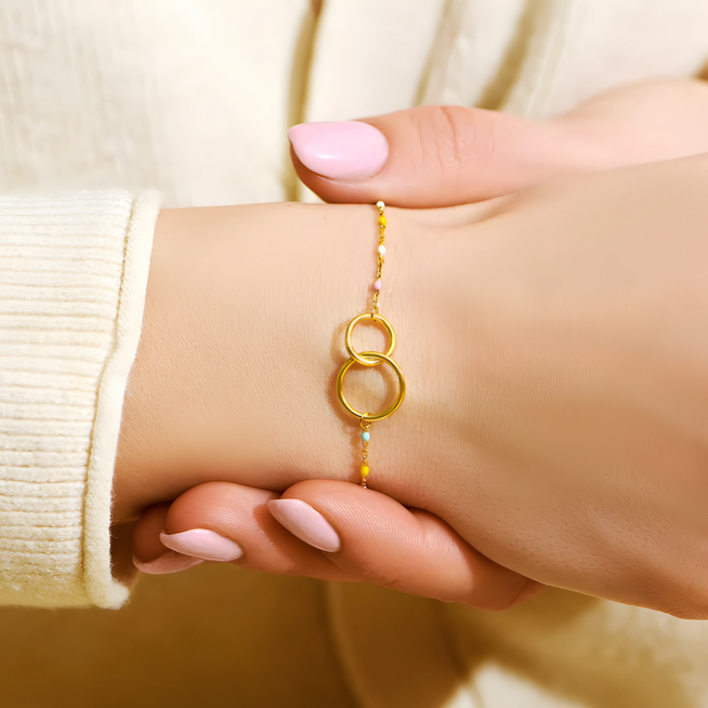 Pulsera Corazones Unidos - A mi Madre