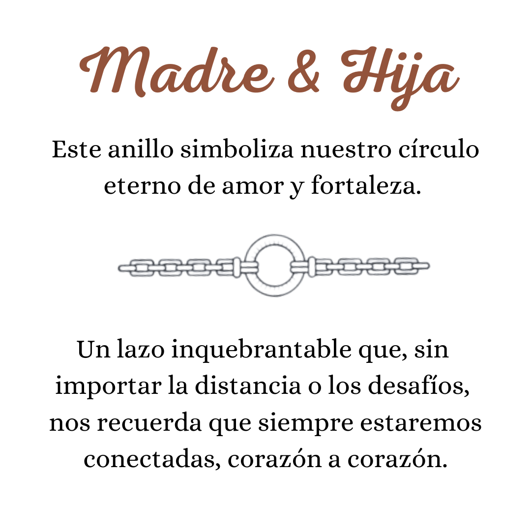 Anillo Círculo de fuerza - Madre & Hija