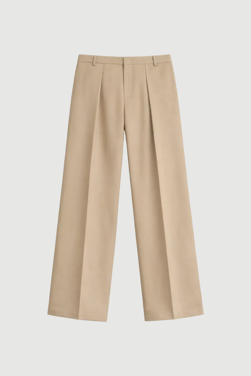 Pantalones Sócrates anchos beige