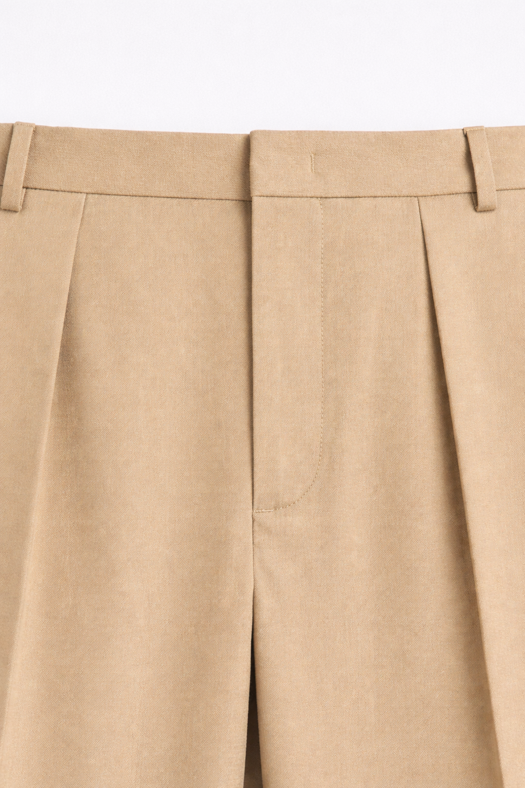Pantalones Sócrates anchos beige