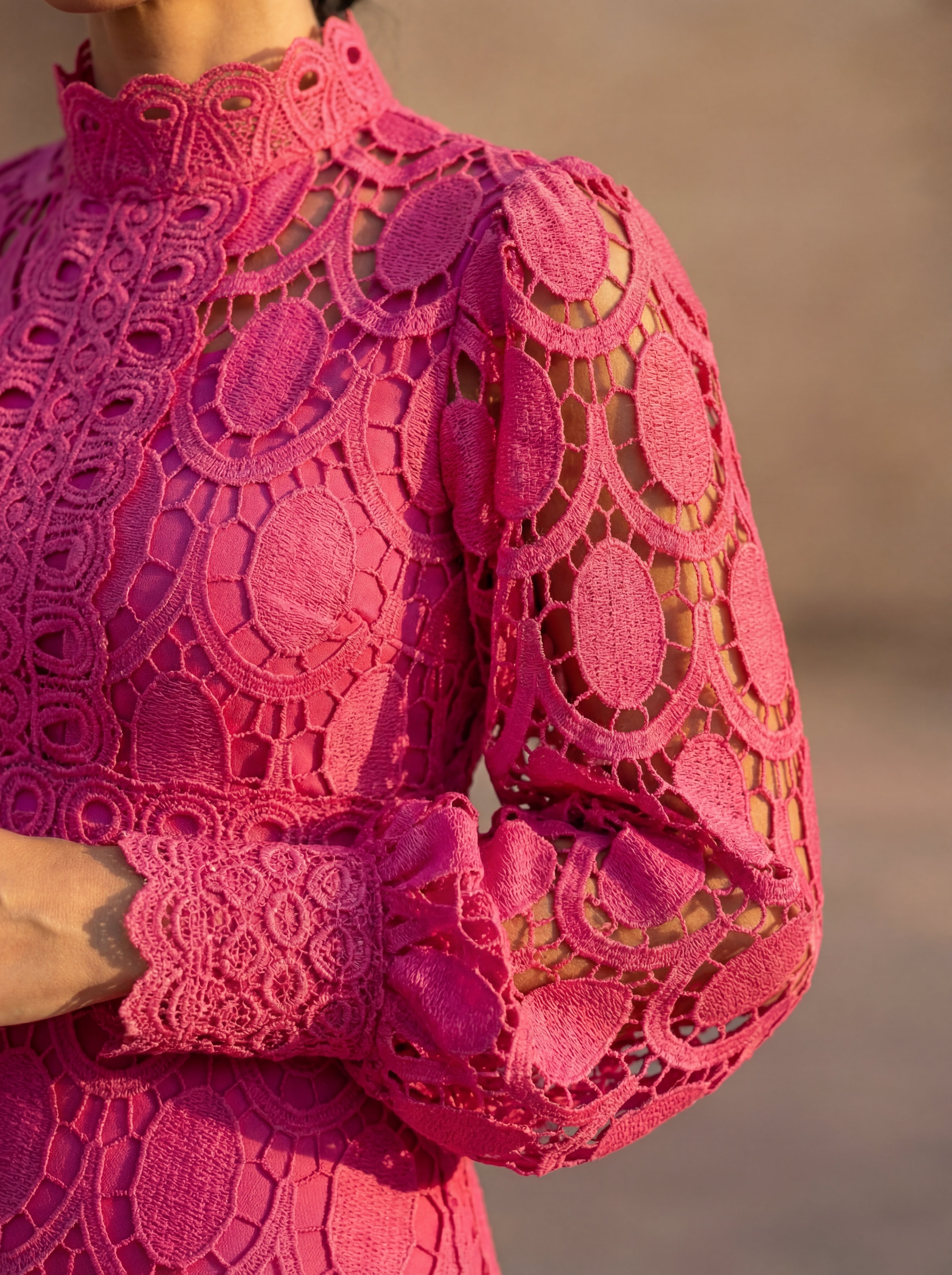 Carmona | Vestido de encaje primaveral
