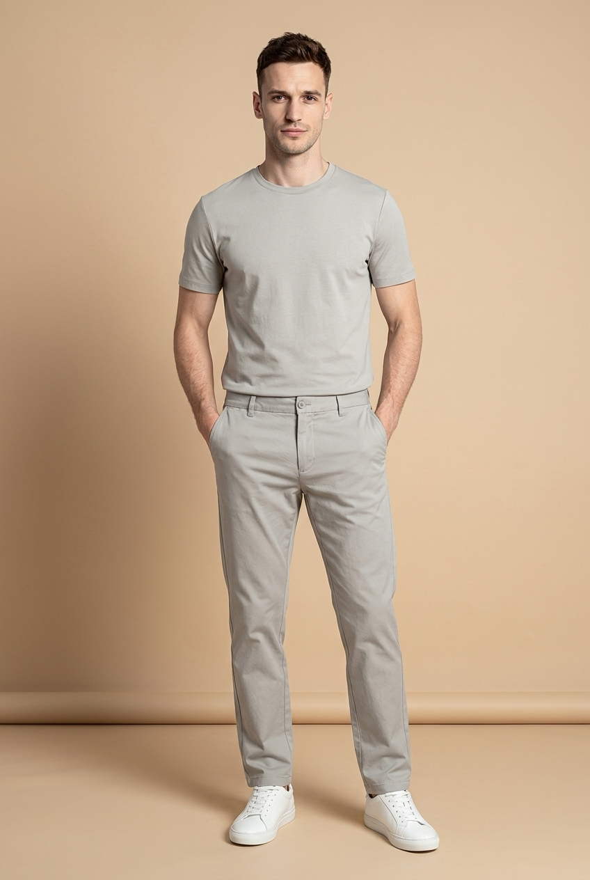 Pantalones inteligentes Joshua – gris elefante