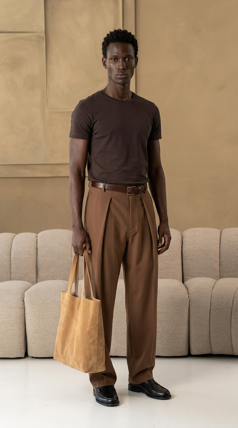 Pantalones anchos marrones de Sócrates