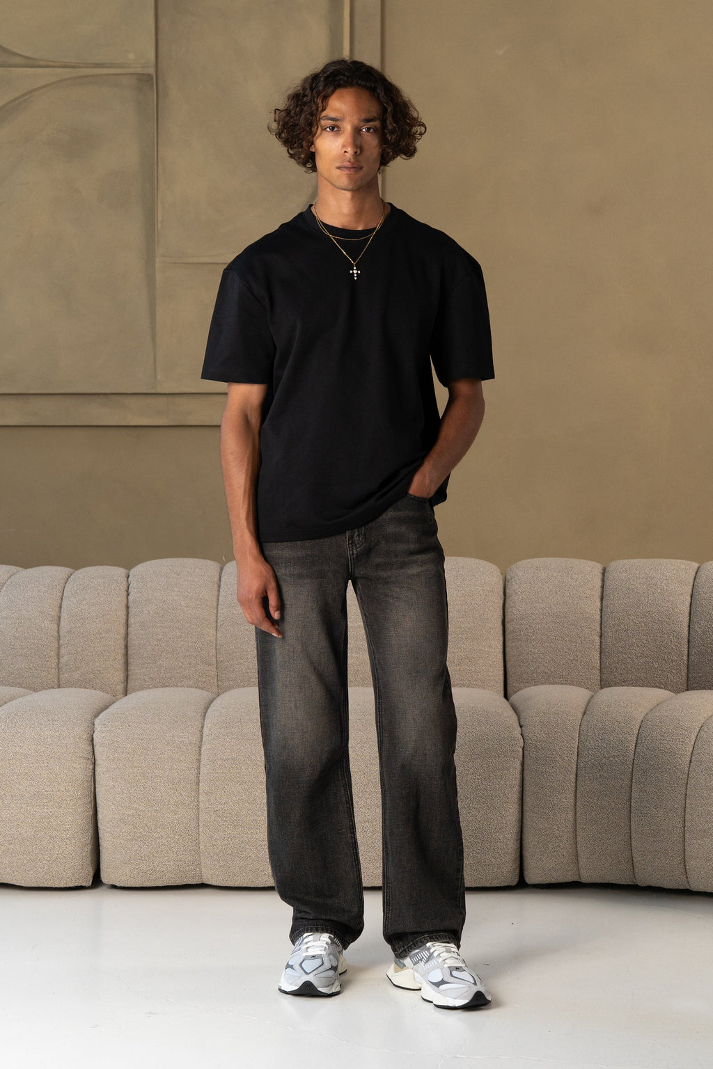MARCIANO DENIM NEGRO CLARO