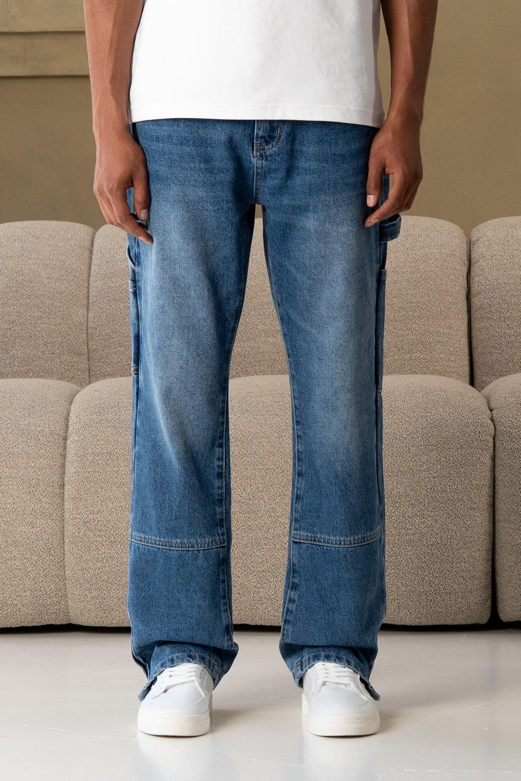 Vaqueros de carpintero Avanti azules