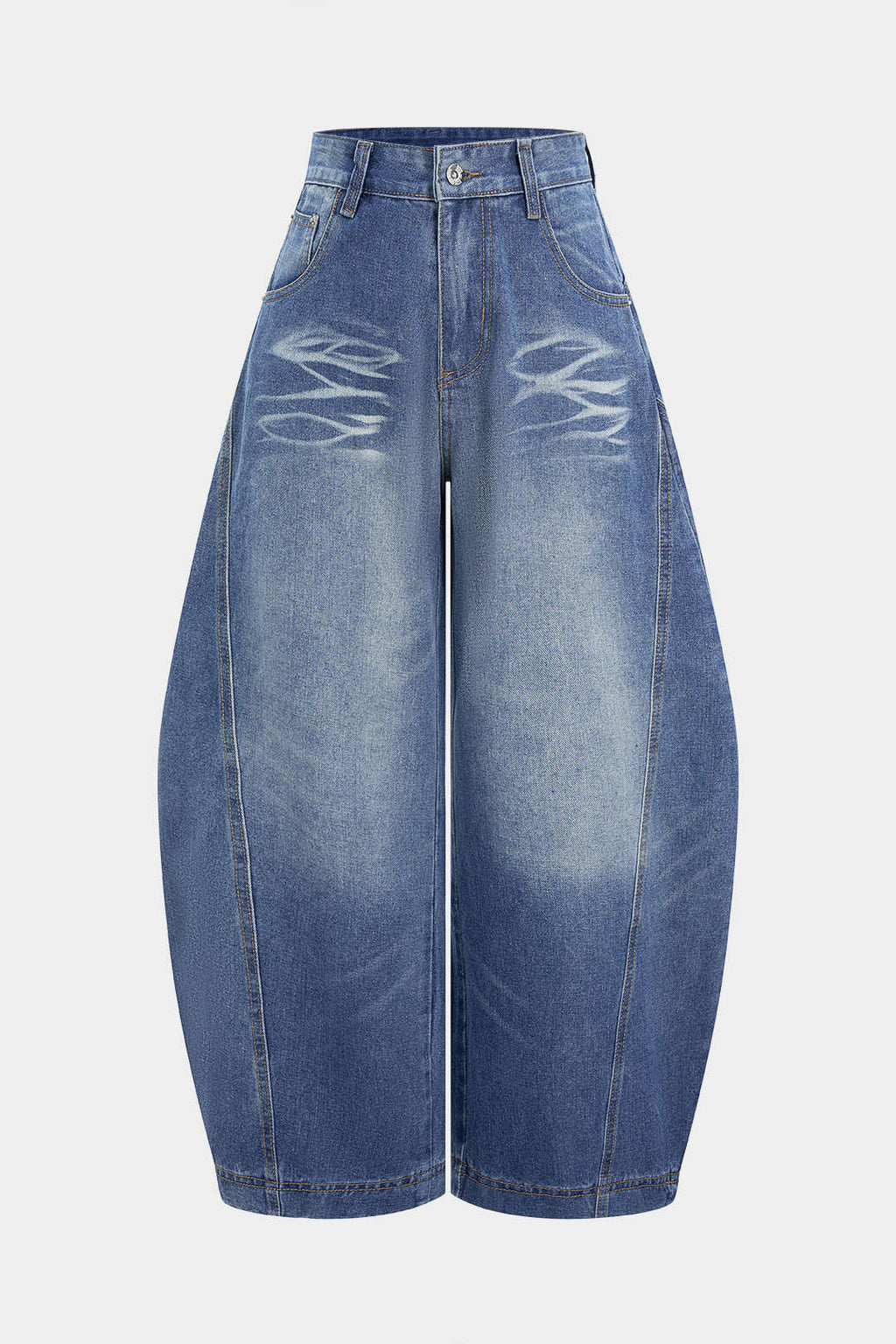 Renata™ | JEANS DE MUJER ANCHOS DE TIRO ALTO