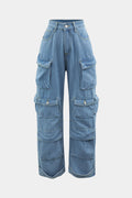 Olivia™ | JEANS DE MUJER DE PIERNA ANCHA CON BOLSILLOS
