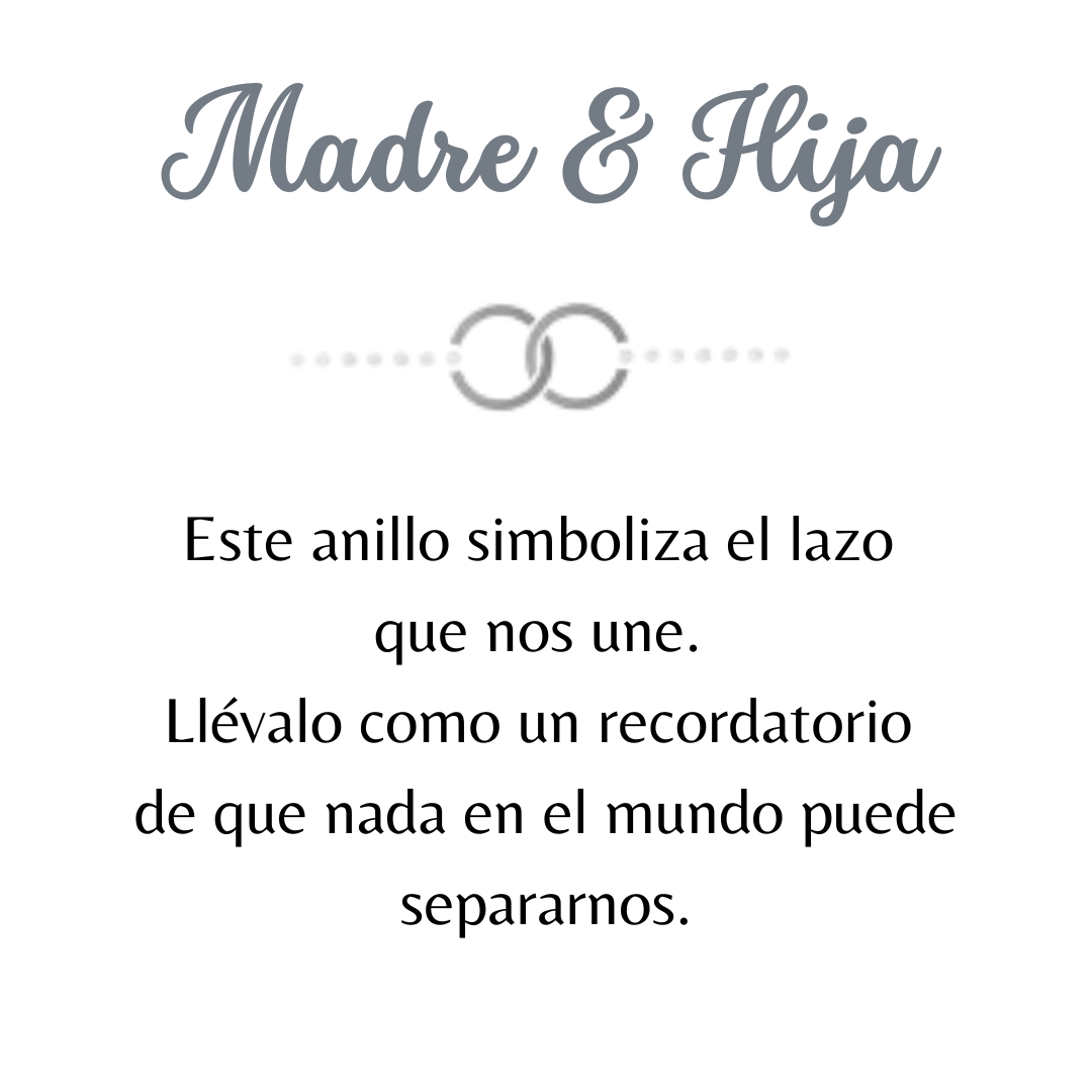 Anillo Conexión Eterna - Madre & Hija
