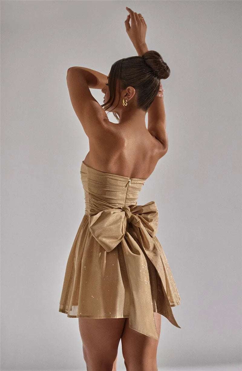 Julia™ | MINIVESTIDO CON BROCADO