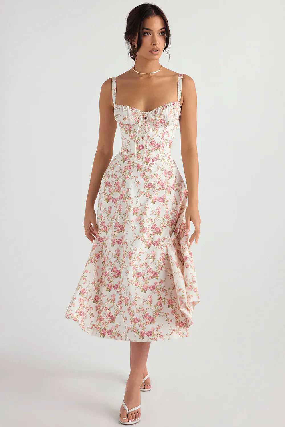 Emily™ | VESTIDO MIDI CORSÉ