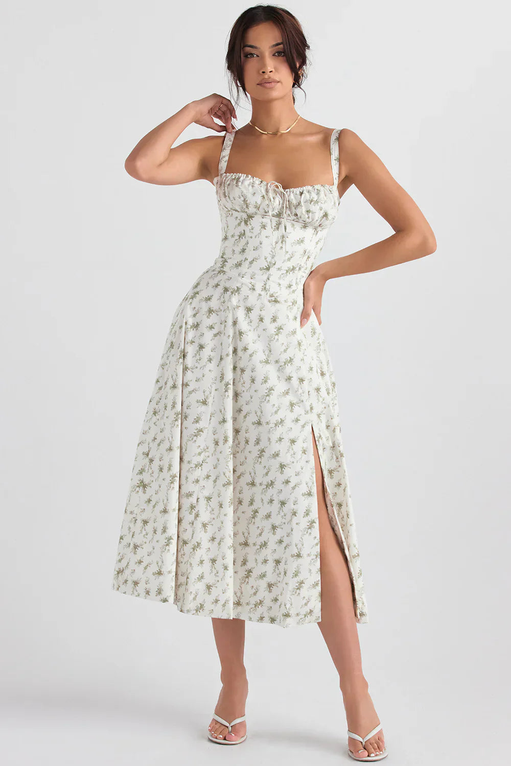 Emily™ | VESTIDO MIDI CORSÉ