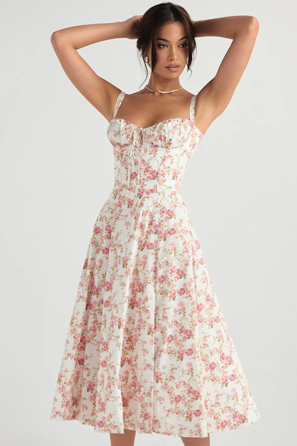 Emily™ | VESTIDO MIDI CORSÉ