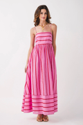Lynsey™ | VESTIDO MAXI A RAYAS