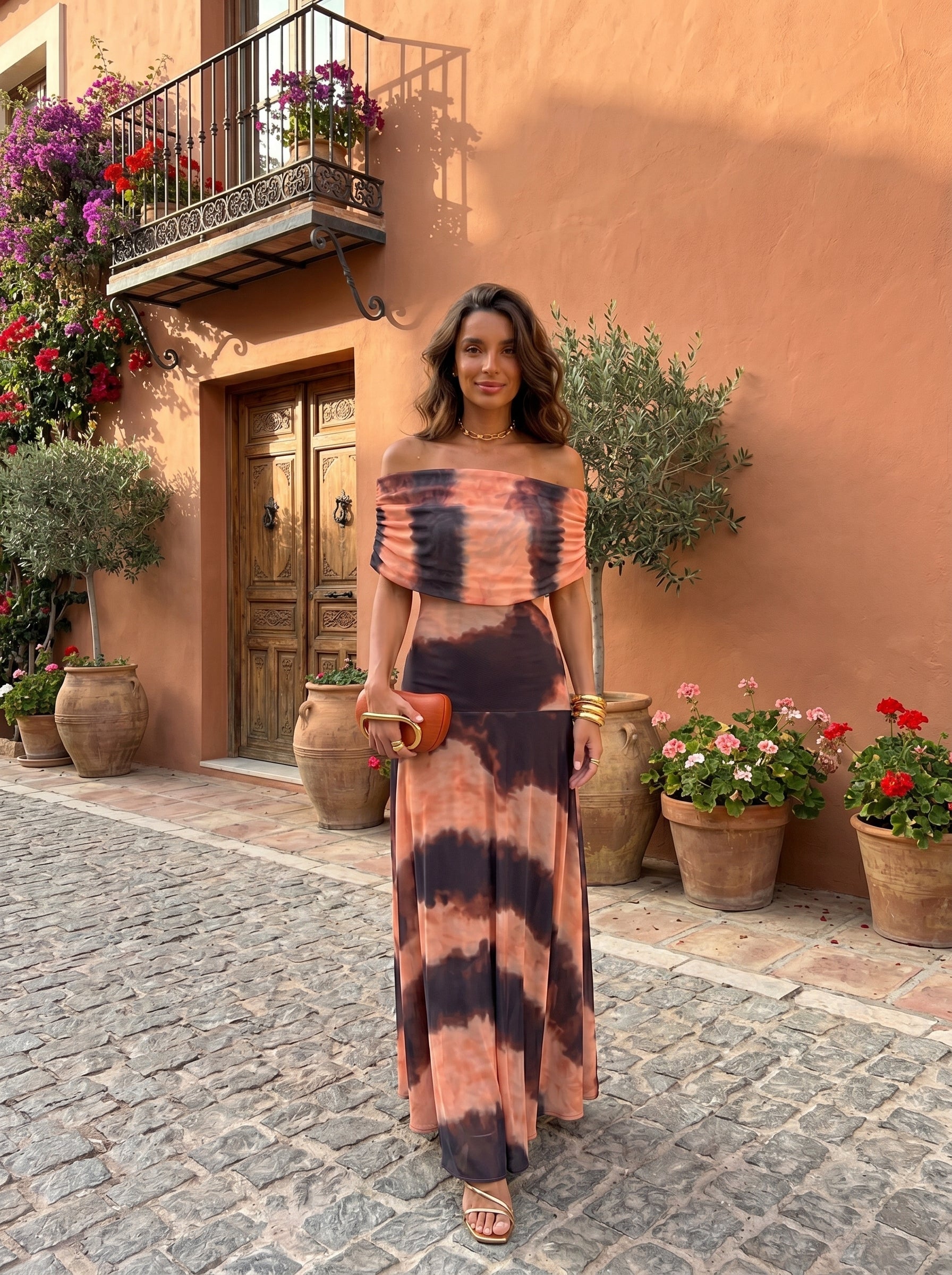 Vestido de Toledo con estampados