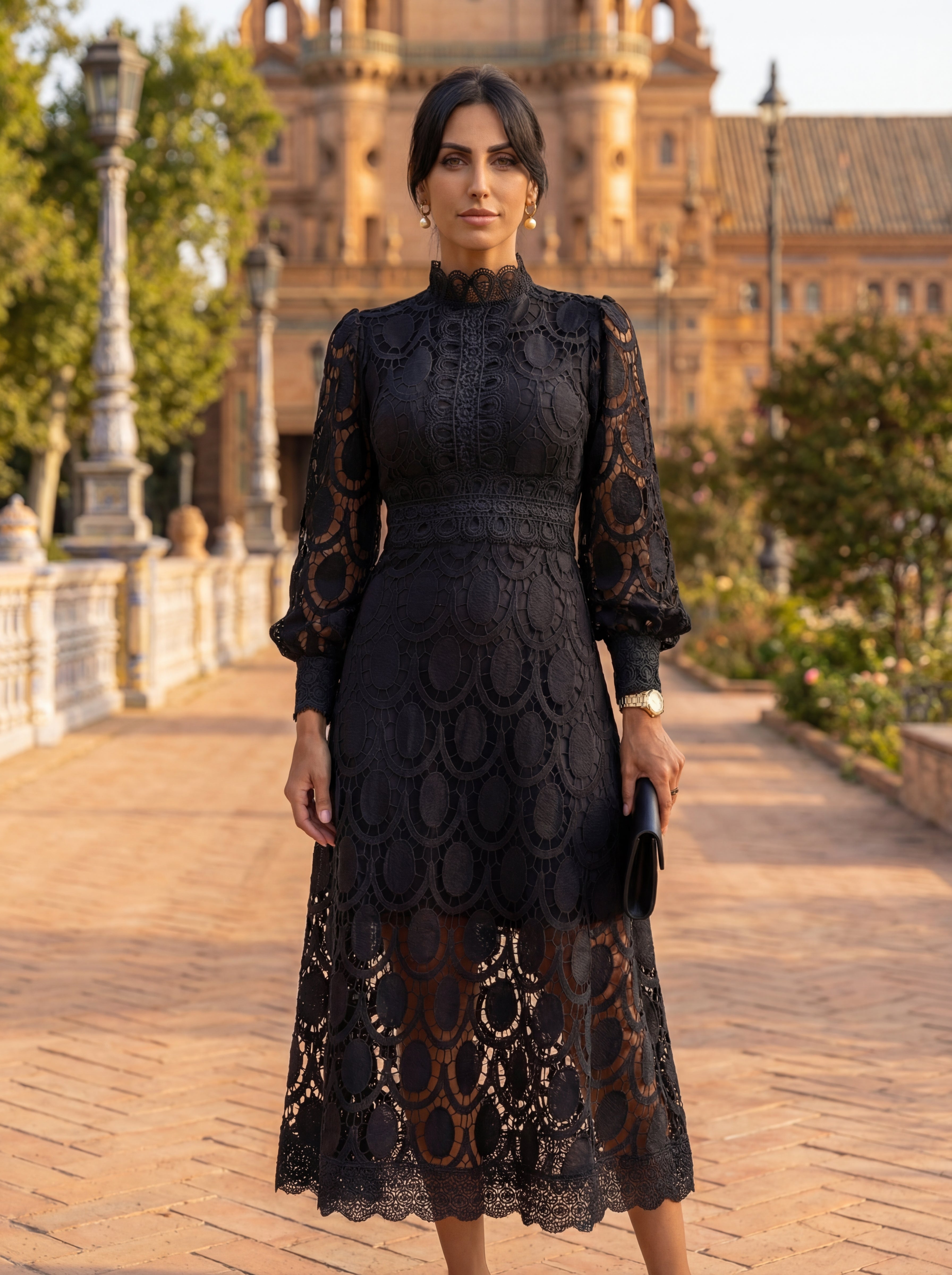 Carmona | Vestido de encaje primaveral