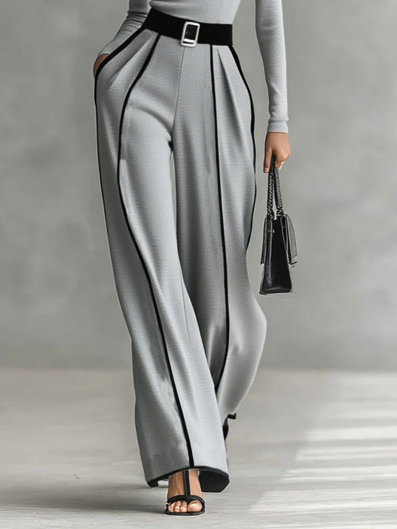 Renata™ | CONJUNTO DE CUELLO ALTO Y PANTALÓN ELEGANTE