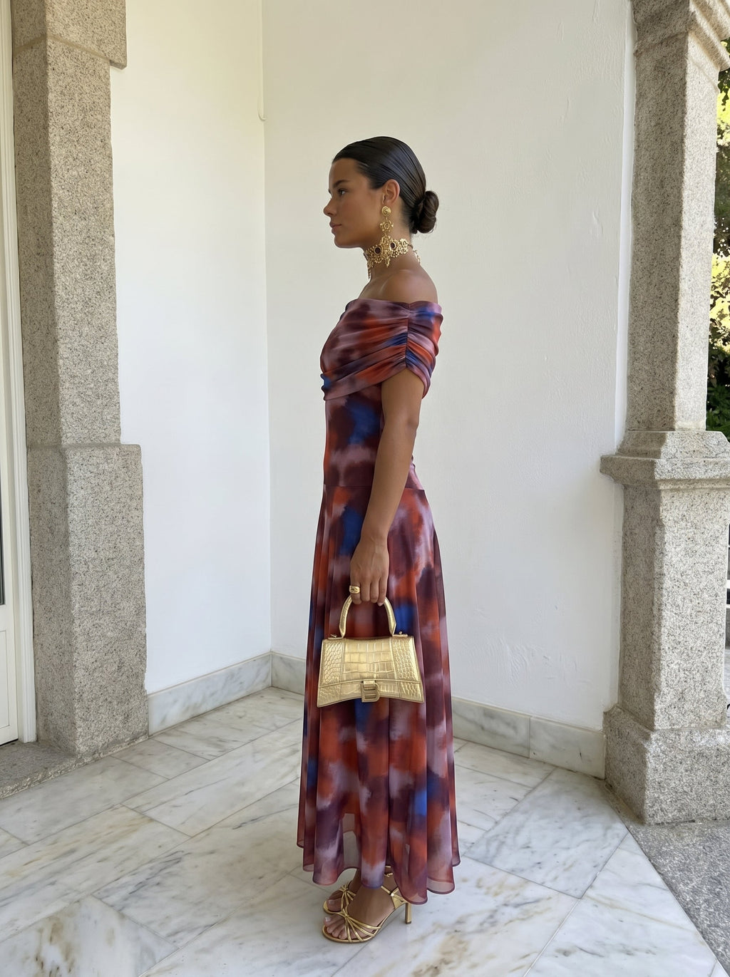 Vestido de Toledo con estampados