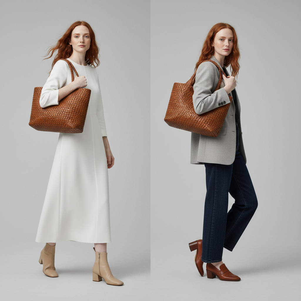 Heritage™ | Lana bolso tote de cuero Artesanal