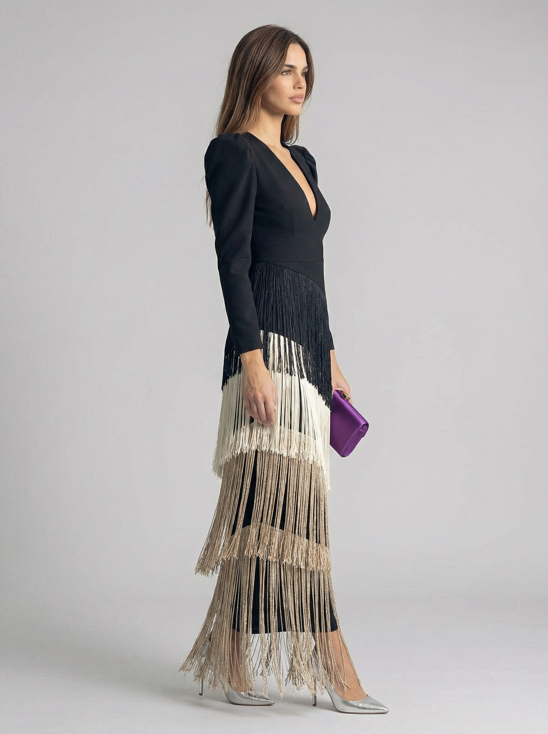 Salvia | Vestido Flecos