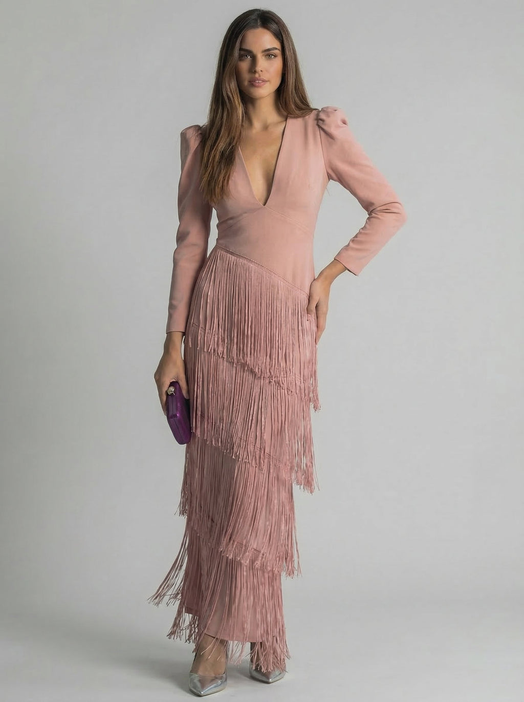 Salvia | Vestido Flecos