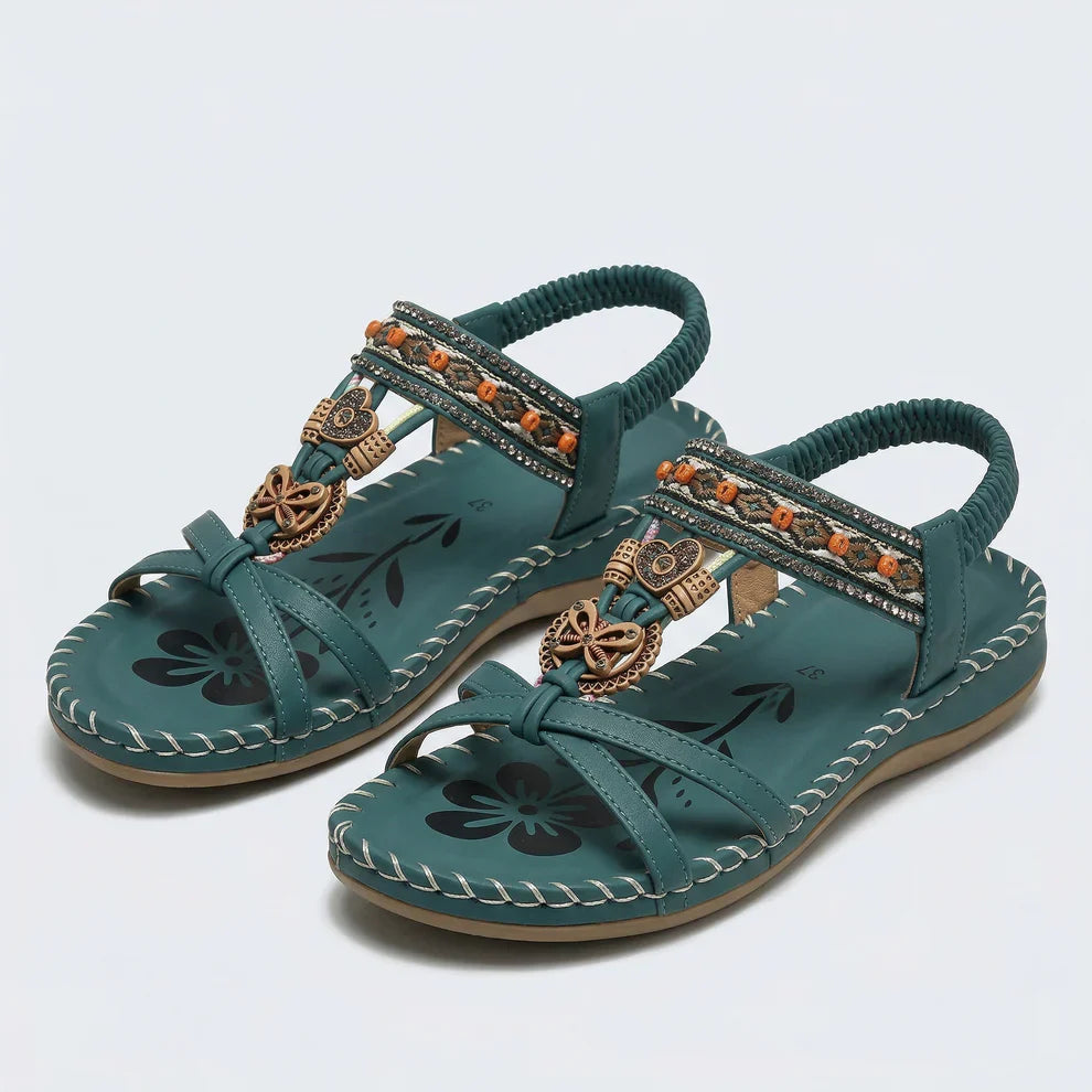 Sandalias de estilo ibicenco que combinan comodidad y elegancia