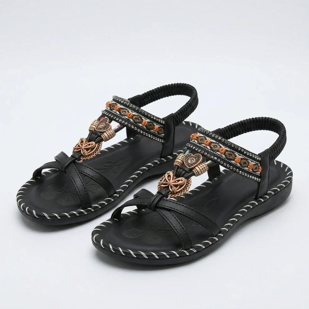 Sandalias de estilo ibicenco que combinan comodidad y elegancia