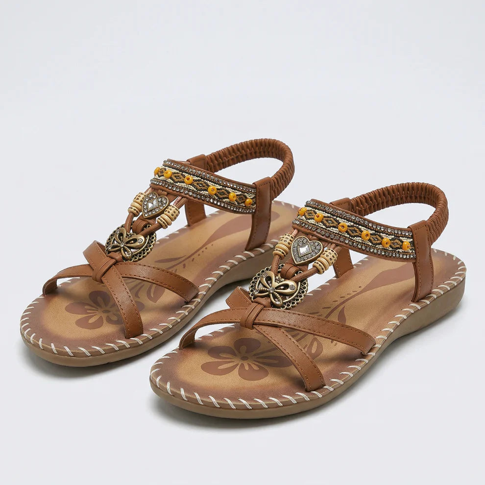 Sandalias de estilo ibicenco que combinan comodidad y elegancia