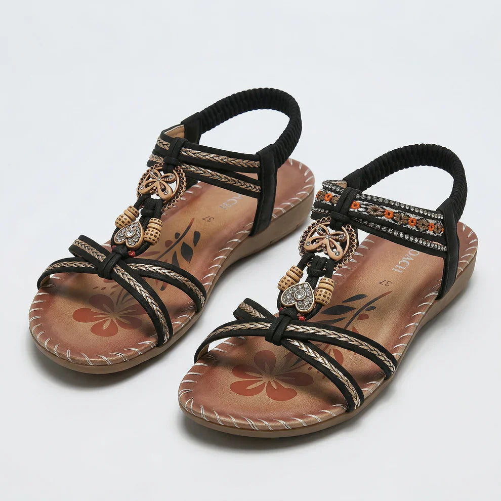 Sandalias de estilo ibicenco que combinan comodidad y elegancia