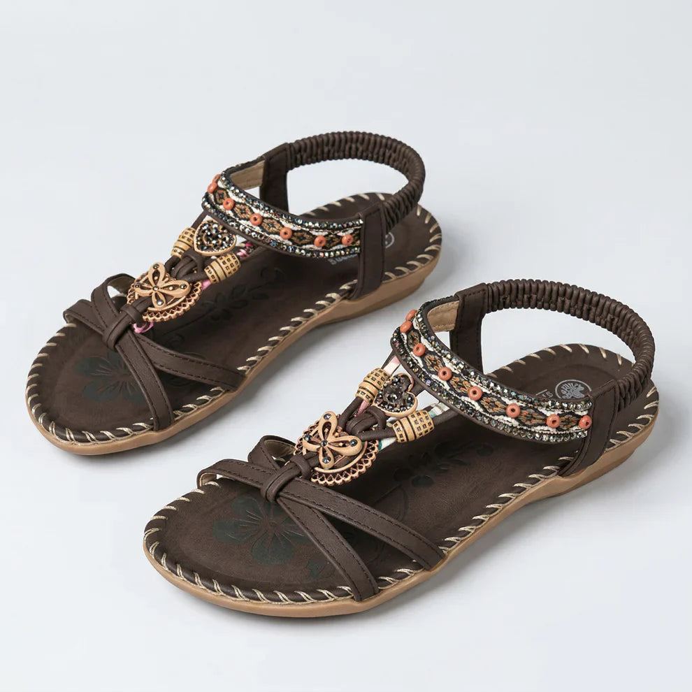 Sandalias de estilo ibicenco que combinan comodidad y elegancia
