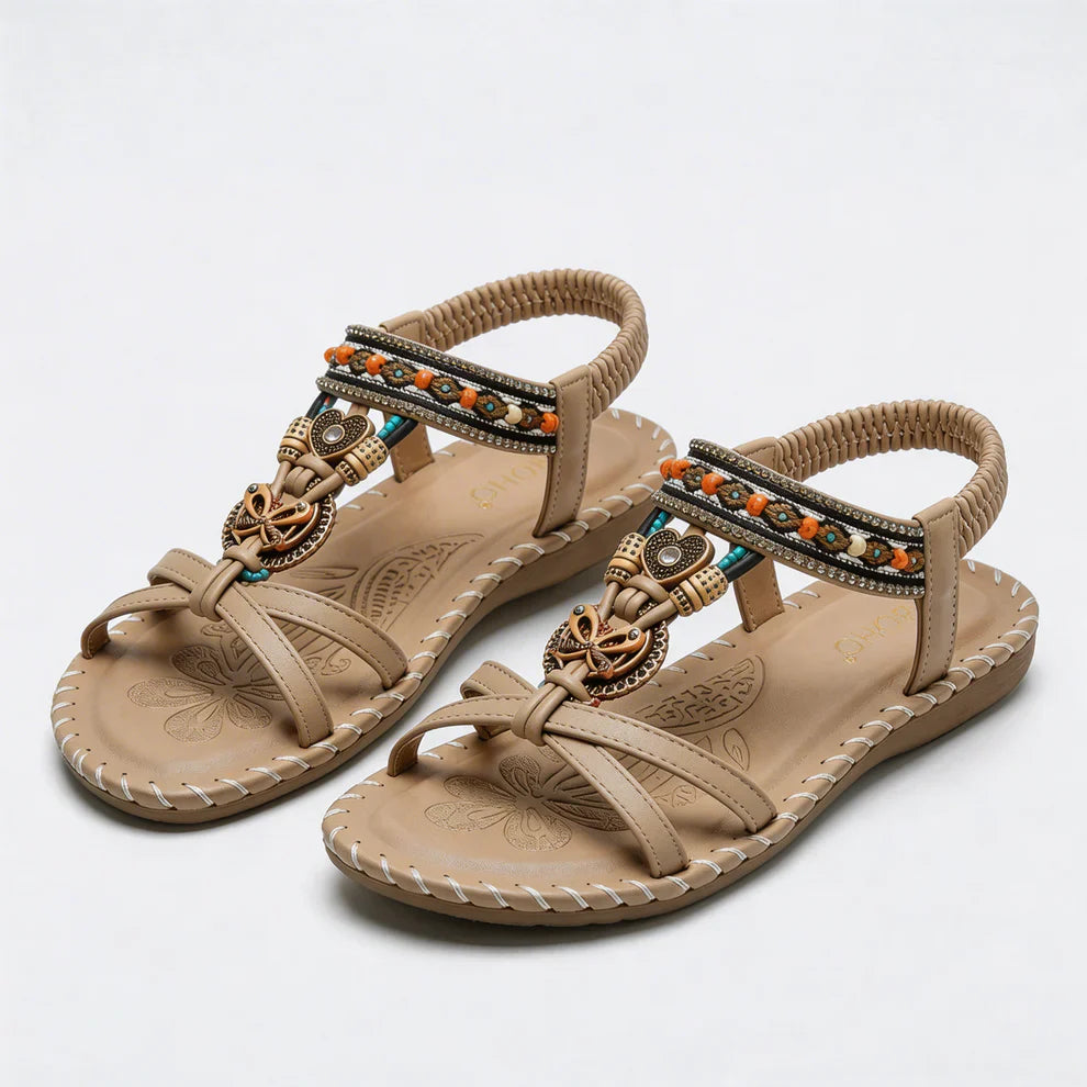 Sandalias de estilo ibicenco que combinan comodidad y elegancia