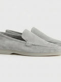 Mocasín Savio beige gris