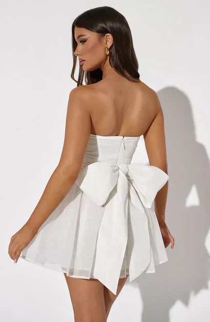 Julia™ | MINIVESTIDO CON BROCADO