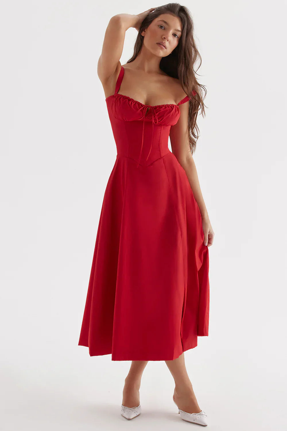 Emily™ | VESTIDO MIDI CORSÉ