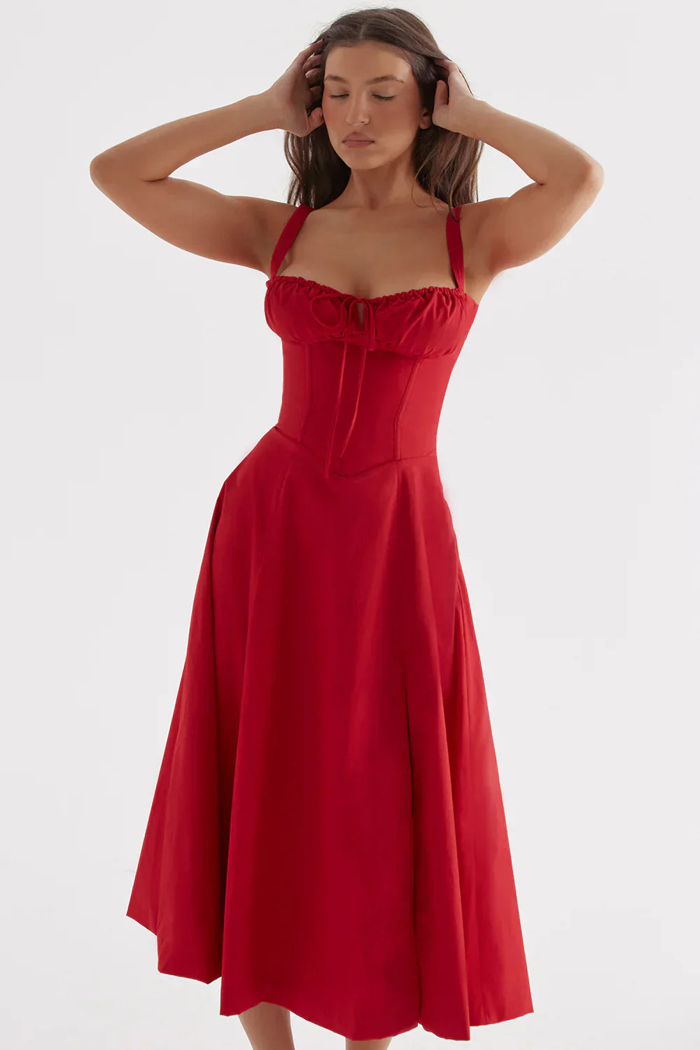 Emily™ | VESTIDO MIDI CORSÉ