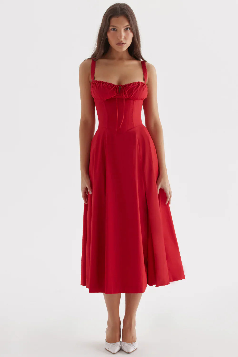Emily™ | VESTIDO MIDI CORSÉ