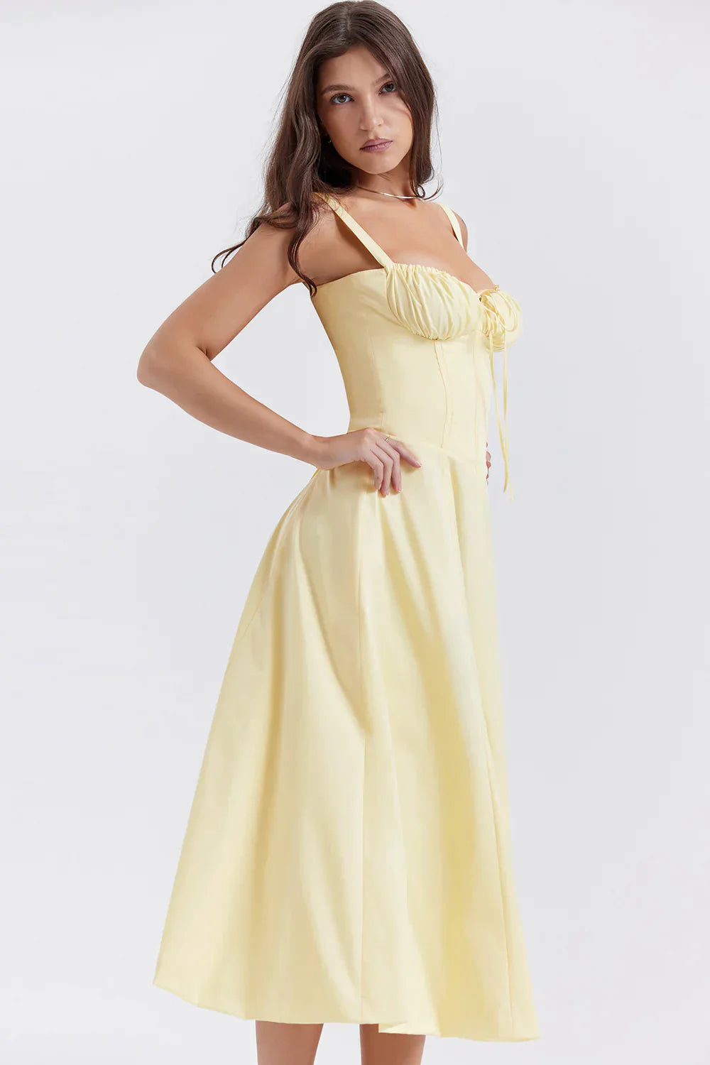 Emily™ | VESTIDO MIDI CORSÉ