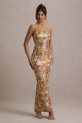 Pastel™ | VESTIDO MAXI ESTAMPADO FLORAL MARGARITAS