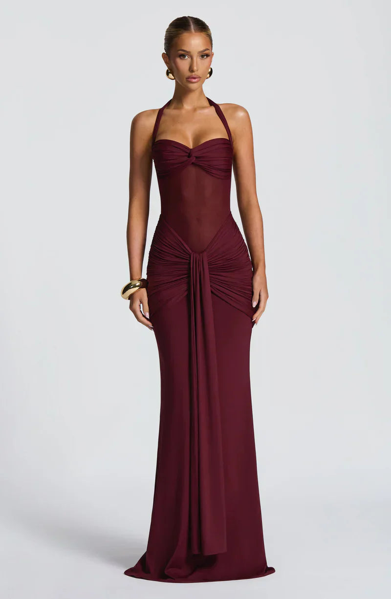 Scarlet™ | VESTIDO MAXI ESCARLATA