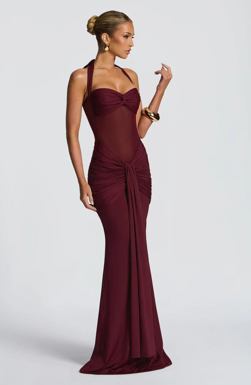 Scarlet™ | VESTIDO MAXI ESCARLATA