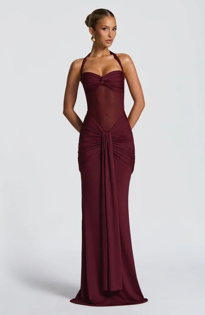 Scarlet™ | VESTIDO MAXI ESCARLATA