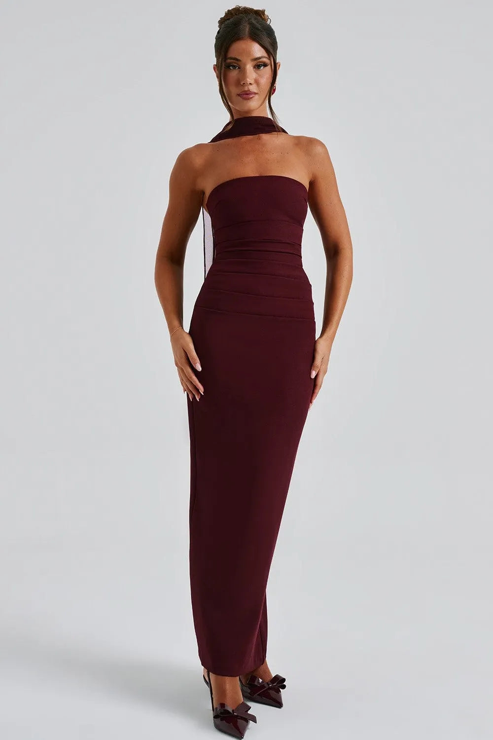 Bianca™ | VESTIDO MAXI CON ABERTURA